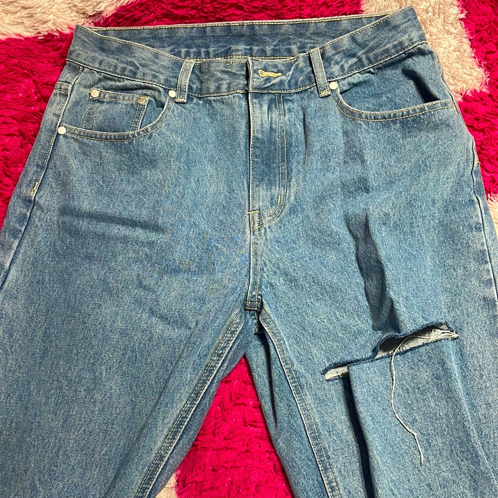 Light blue jeans